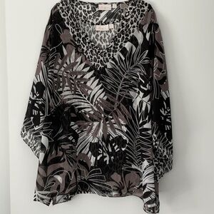 Belle by Kim Gravel - 2 Piece Blouse Set - Size 3X